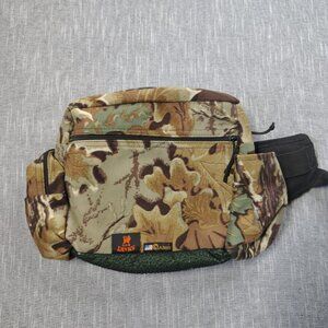 Vintage Allen Smart Rig Pack Waist Fanny Belt Bag Hunting Camo Fleece